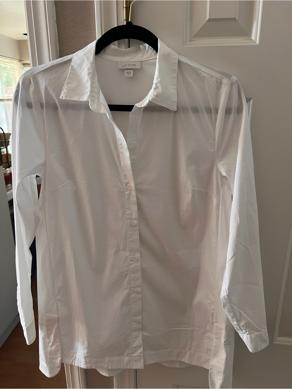 Classic White Button-Down Men’s Shirt